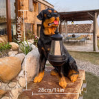 1 pc Patio decoration, outdoor, entrance decoration. Garden, villa solar simulation puppy decoration