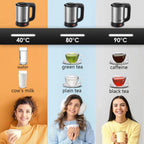 Portable Travel Electric Kettle, Mini Tea/Coffee Pot,Compact & Durable. Perfect for Travel