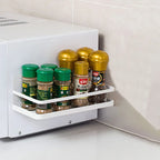 Magnet Kitchen Shelf No Punching Required Refrigerator Storage Rack Kitchen Spices Organizer Kitchens Accessories Organization