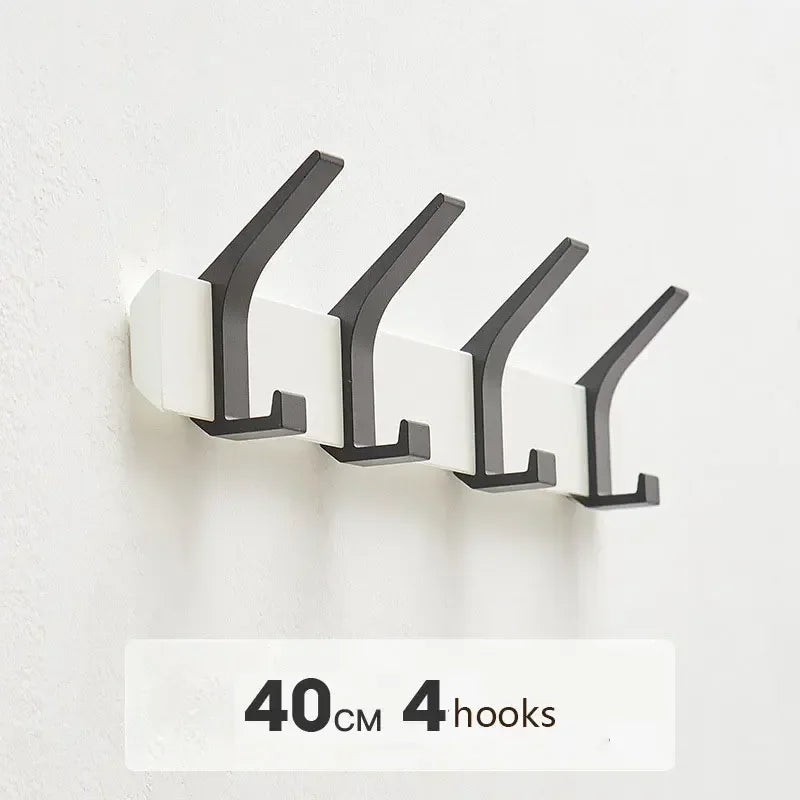 Stylish Nordic Fashion Coat Rack Wall Mount Hanger with Hooks for Clothes Keys Hats Hallway Living Room Furniture Decor