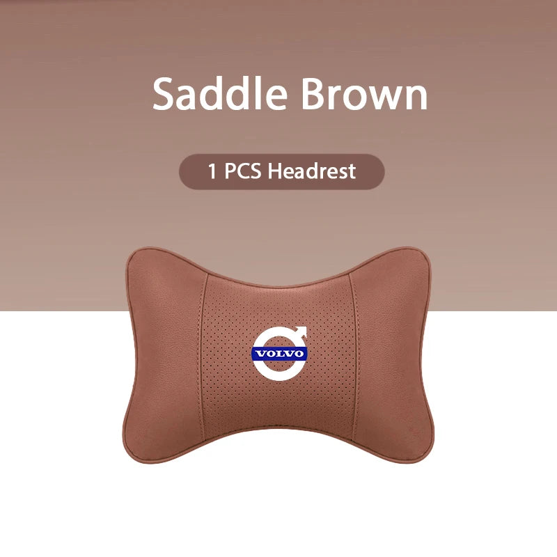 Car Headrest/Lumbar Support Car Neck Pillow Waist Cushion For Volvo Xc60 Xc90 V40 V60 S60 V50 V90 S80 C40 XC40 V70 XC70 C30 C70