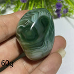 Green Agate Natural Irregular Playthings Small  Stone Healing Crystals Quartz Mineral Craft Decor Accessories Gift