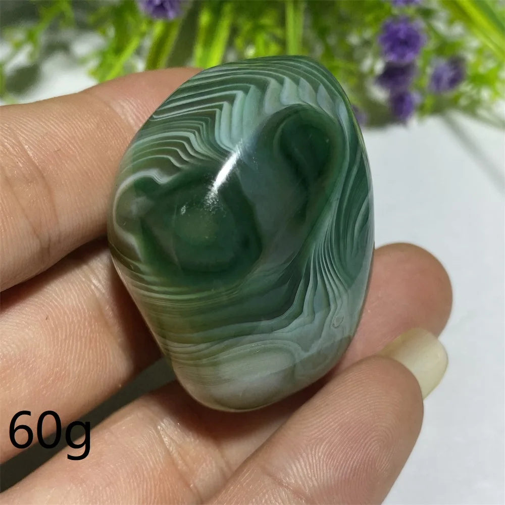 Green Agate Natural Irregular Playthings Small  Stone Healing Crystals Quartz Mineral Craft Decor Accessories Gift