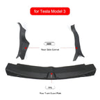 Trunk Protector Sill Guard For Tesla Model 3 Anti-Scratch Mat Rear Cargo Threshold Bumper TPE Pad Door ABS Side Cover Accessorie