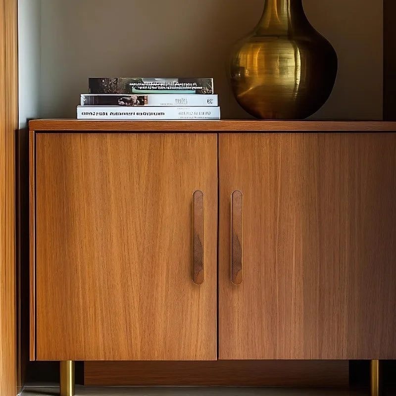 Kitchen Closet Dressing Table Wooden Furniture Handles Walnut Cabinet Door T Bar Wood Knobs Pulls Wardrobe Cupboard Drawer Pulls