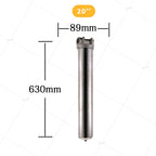 20*2.5inch stainless steel water filter housing water filtration pre f