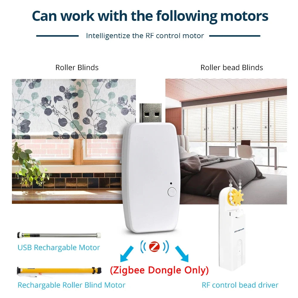 Remote Control for Roller Shade Blind Motor Chain Roller Blinds ZM25 ZM25RX M515EGB AM15 RF Control