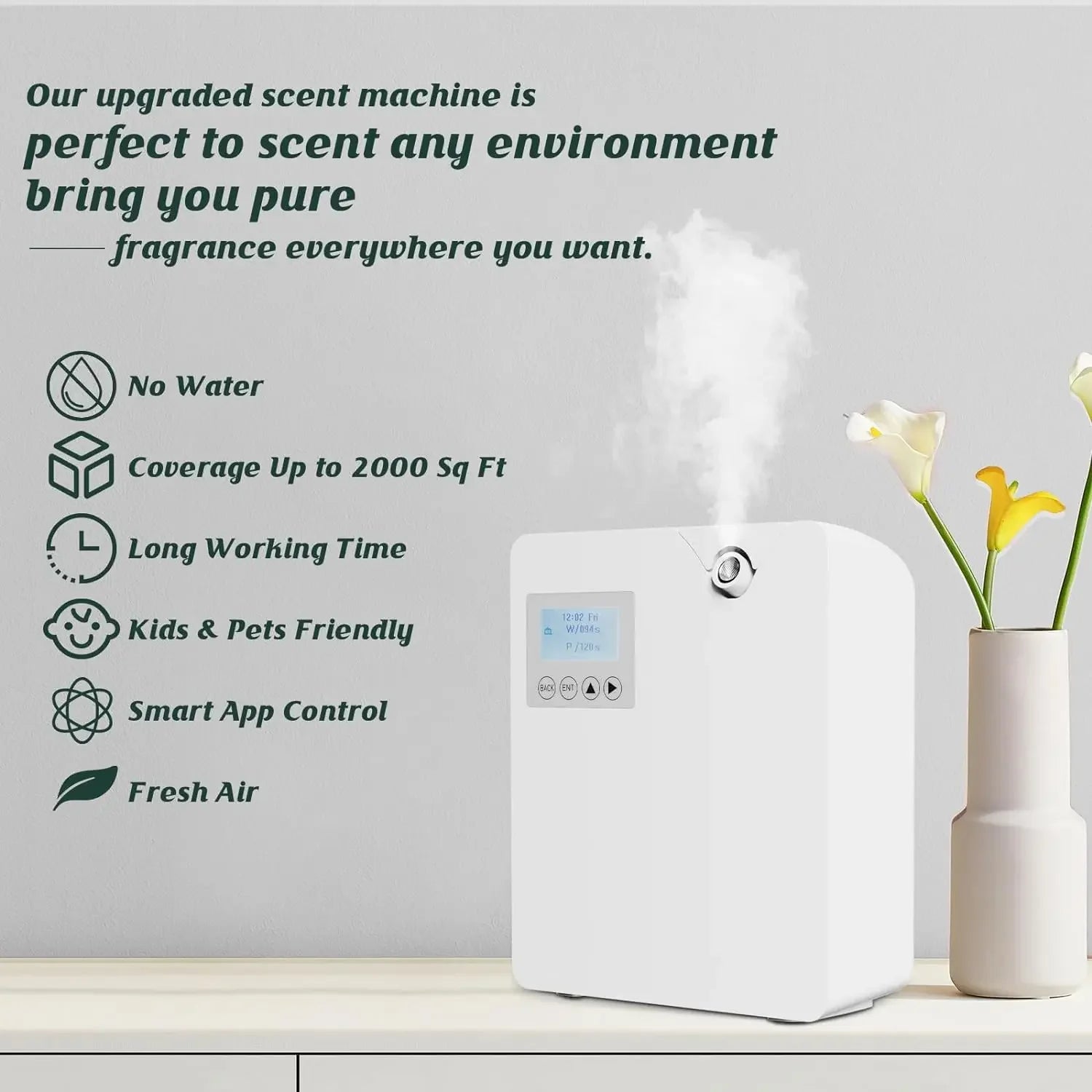 Aromatherapy Diffusers 300ml WIFI Control Essential Oil Diffuser Timer