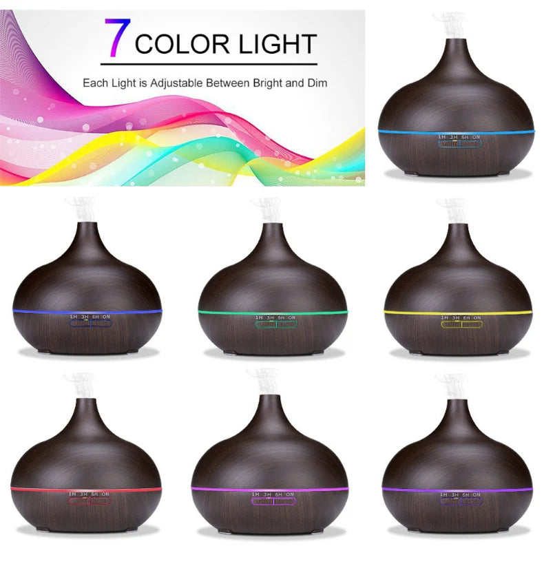 Ultrasonic Cool Mist Onion Humidifier Remote Control Oil Diffuser Colo