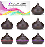 Ultrasonic Cool Mist Onion Humidifier Remote Control Oil Diffuser Colo