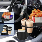 Car Cup Holder Expander 360° Rotating Beverage Coffee Holder Phones Stand Multi Functional Durable and Stable Car Cup Holder