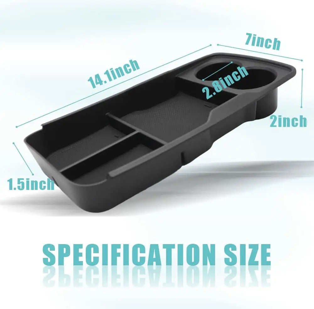 Storage Box For EV6 Lower Center Console Organizer Tray Interior Accessories Material Trim For Kia EV6 Accessories