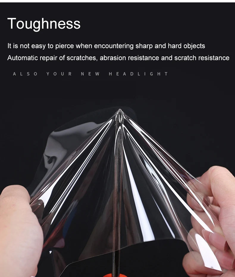 Black TPU Car Body Protective Film Invisible For Tesla Model 3/Y 2017-2025 Front Rear Door Extended Transparent Car Clothing Set