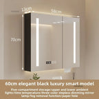 Bathroom Wall Mounted Mirror Cabinet Modern Smart Bathroom Cabinets with Mirror Creative Bathroom Storage Cabinet Home Furniture