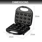 Walnut Cookie Maker 12 Holes Mold Automatic Nuts Maker Electric Walnut Cake Maker Non-stick Iron Toaster Baking Breakfast Pan