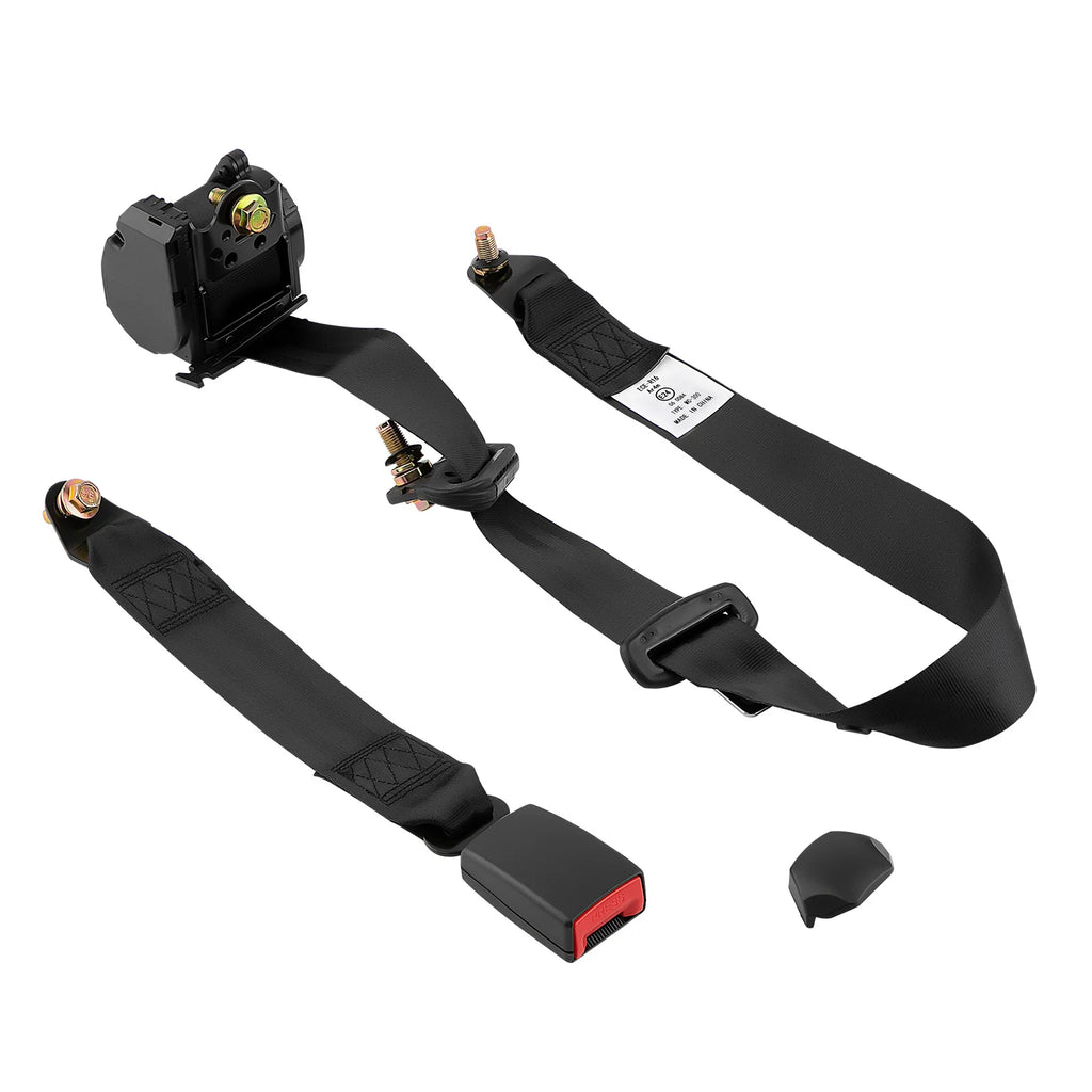 1x 3 Point Adjustable  Belts Universal For Rear Side Seats Of Trucks