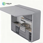 Customized Modern Outdoor Kitchen Set Prefab House with Full Equipments Stylish Durable Outdoor Cooking & Entertainment Area