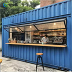 Customized Outdoor Kitchen Commercial Container Restaurant with Kitchen Transportable Container Store for Business Operations