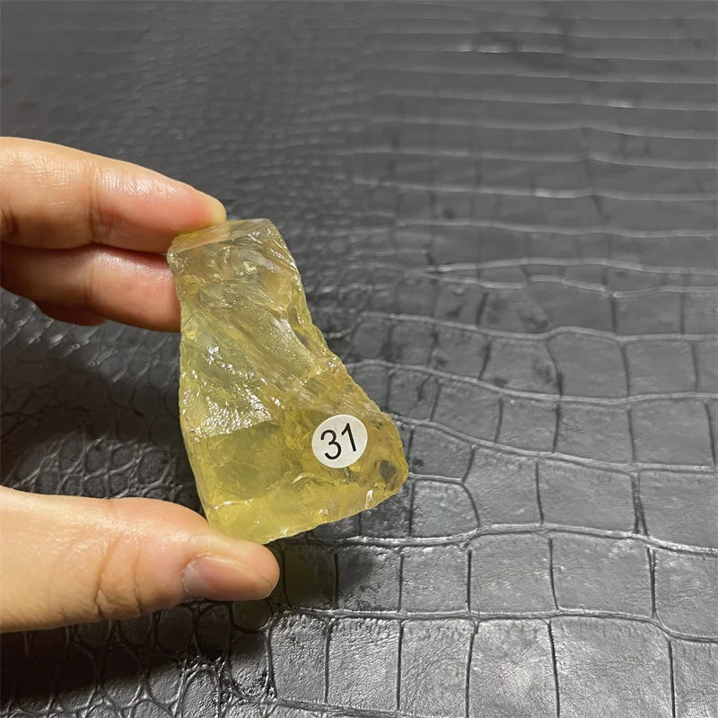 Natural Topaz Crystal Rough Raw Stone Rock Specimen Brazil