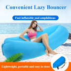 Portable Inflatable Air Sofa Bed - Compact Lounge sofa for Camping, Beach,party Lightweight Water-Resistant Outdoor Furniture