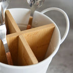 Cooking Tool Kitchen Storage Bucket Storage Shelf Bamboo Tableware Holder Spoon Stand Chopstick Holder Cutlery Organizer