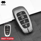 3 4 Buttons New Car Smart Key Case Cover For Hyundai N Performance Tucson Solaris Sonata Hybrid NEXO NX4 Santafe dn8 Accessories