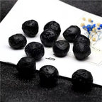 Natural Stone Meteorite Black Specimen Cosmic Power Energy Mineral Rock Crystasl Lucky Health Collect Souvenir