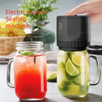 Electric Mason Jar Vacuum Sealing Kit Cordless Automatic Tank Sealant For Wide And Conventional Mouth Mason Jar Fermentation