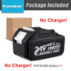 Kamolee 18V 5000mAh Li-ion Battery BL1860 Hand drill Battery Power tools Support Kamolee tools