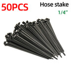 1/4" Pvc Hose Barb Connector End Cap Goof Plug Automatic Drip Irrigation Connectors Garden Watering System Water Pipe
