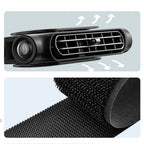 Portable Car Seat Fan with Three Speed Settings Adjustable Airflow USB Powered for Front and Rear Seats