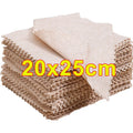 30/1Pcs Luffa Fiber Cleaning Cloth Absorbent Kitchen Dish Cloth Non-stick Oil Wipe Rag Household Scouring Pads Cleaning Supplies