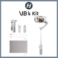 FeiyuTech VB4 Kit Smartphone Gimbal Stabilizer with AI Tracking & Integrated Fill Light, 216mm Extension Rod, for iPhone/Android