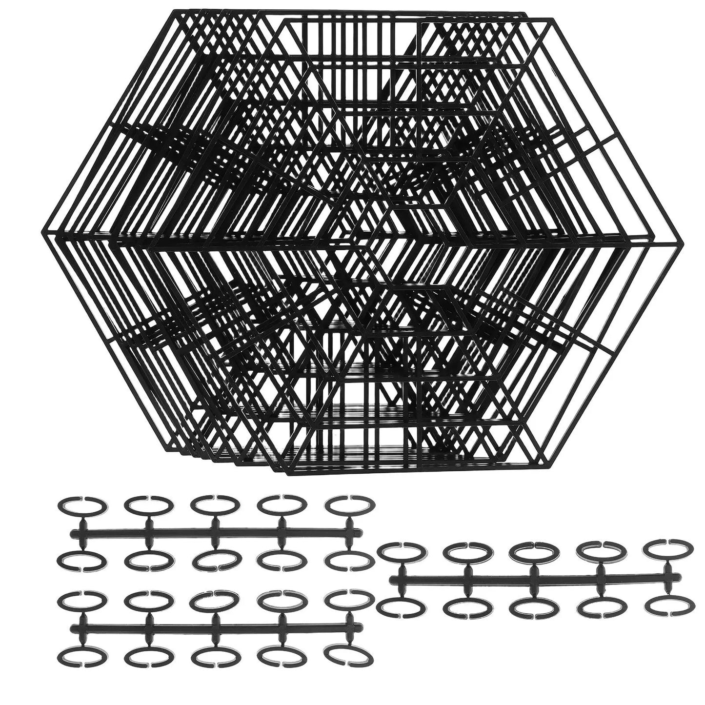 10 PCS Durable Fish Net Guard Hexagon Shop Pond Protective Six Angle Protectors Professional