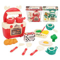 Diy Mini Children's Kitchen Toys Sound And Light Kitchenette Safe Plastic Pretend Role Play Tableware Kids Educational Toy Gifts