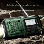 Multifunction Emergency Crank charging power station Radio FM/AM/SW/ Portable Radio with power bank, camping torch,reading lamp