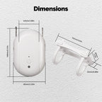 MOES Tuya ZigBee Smart Electric Curtain Robot Timing Auto Opener Closer Light Sensor App Remote Control Support Alexa GoogleHome