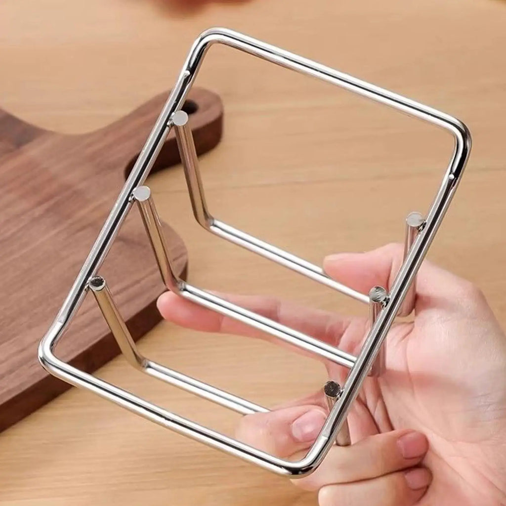 Stainless Steel Cutting Board Storage Rack Pot Lid Organizer Cutting Board Holder  Baking Tool Organizer Kitchen Accessories.