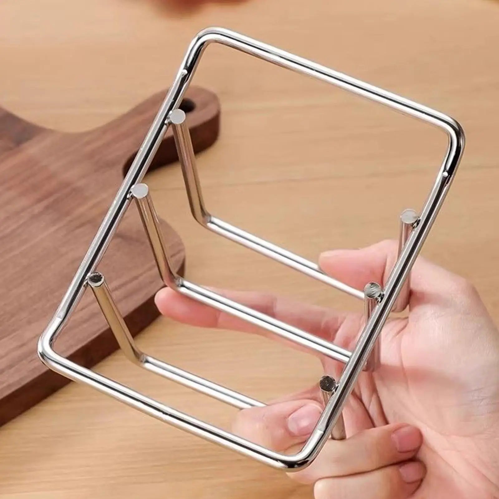 Stainless Steel Cutting Board Storage Rack Pot Lid Organizer Cutting Board Holder  Baking Tool Organizer Kitchen Accessories.