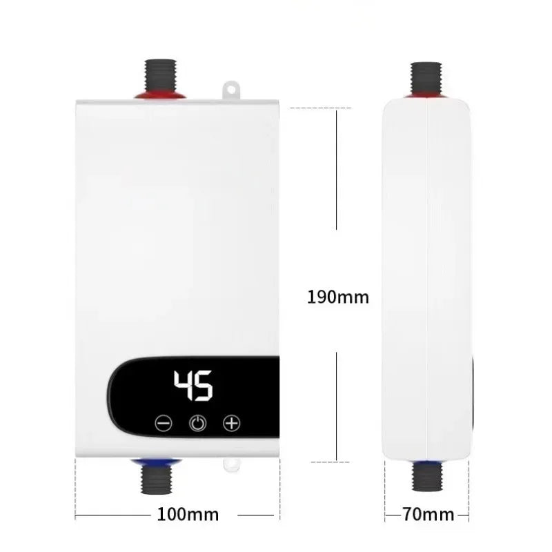Instant Electric Water Heater Memory Function Frequency Conversion Constant Temperature Water Heating Machine 220V 4500W