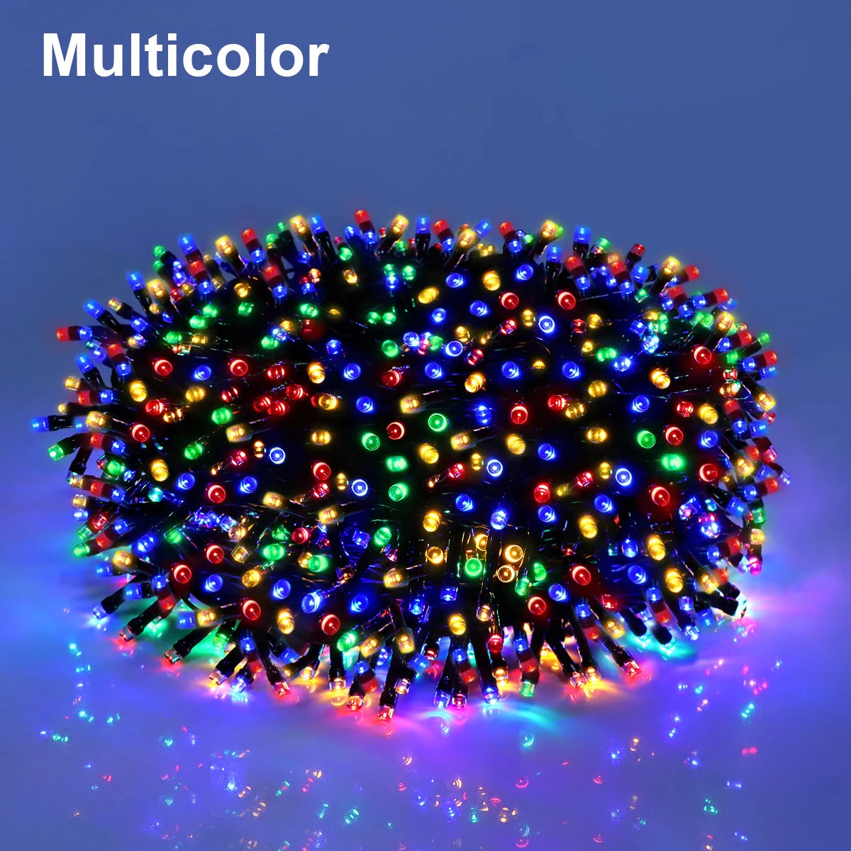 Outdoor Garden LED String Light Christmas Fairy Lights Waterproof Garland Lamp For Home Courtyard Holiday New Year Party Decor