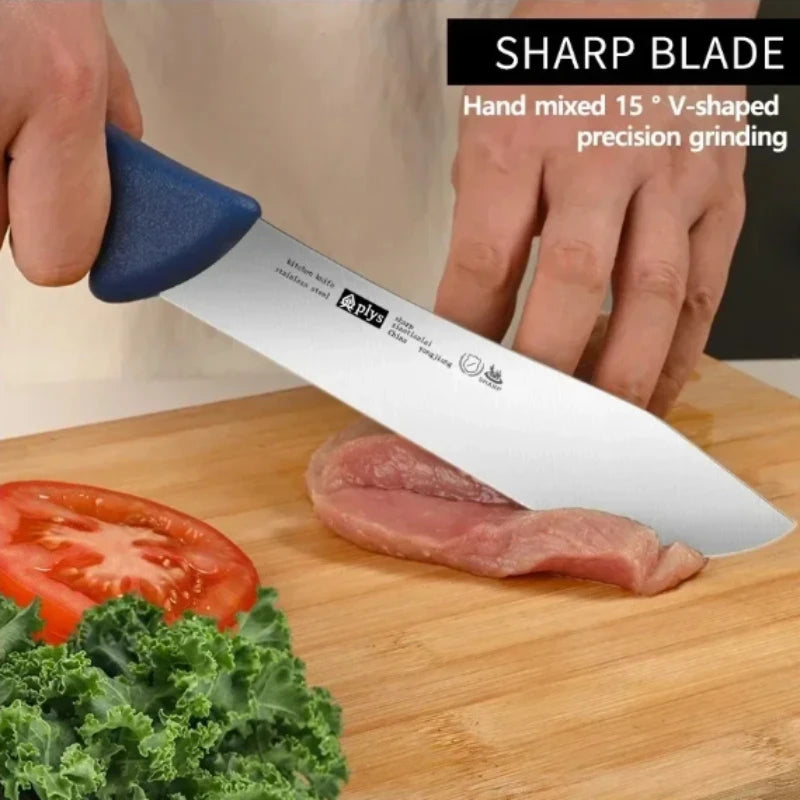 Kitchen knife, chefs boning knife professional kitchen steak knife, slaughtering knife, sharp stainless steel small curved knife