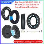 Cooling Gel  memory sponge Ear Pads for Bose QC45 QC35 QC35 ii QC15 QC25 AE2 AE2i AE2w SoundLink AE Headphones Cushions