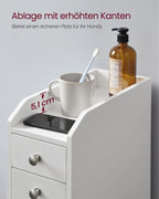 VASAGLE bathroom chest of drawers bathroom wardrobe toilet wardrobe with drawers