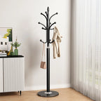 Iron Hat Rack Floor Standing Bedroom Hanger Household Living Room Vertical Minimalist Clothes and Clothing Storage Rack