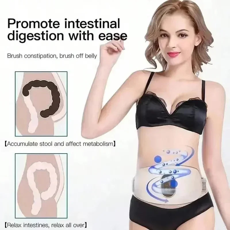 HOT Abdominal Slim Massager Electric Waist Trainer Fat Cellulite Burner Belt Vibration Muscle Massage Slimming Pulse Weight Loss
