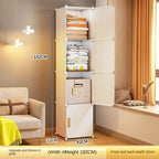 Folding Wardrobe Clothes Cabinets Simple Dressers Cube Storage Locke Closet Plastic Collapsible Sturdy Home Bedroom Furniture
