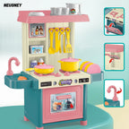 mini 53PCS Pretend Play Kitchen Toy Set: Educational Toy for Parent-Child Interaction, All accessories Randomly
