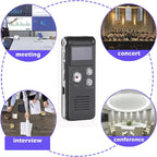 8GB mini digital recording pen, 650HR intelligent playback MP3 player, USB multifunctional audio external recording pen.