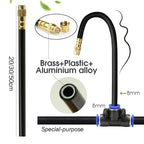30M-5M DIY Free Bending Universal Sprayer Kit 8mm Hose Patio Misting Cooling System for Garden Plant Fogging Watering Irrigation
